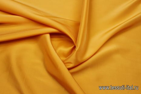 Подкладочная стрейч (о) светло-оранжевая - итальянские ткани Тессутидея арт. 07-1485