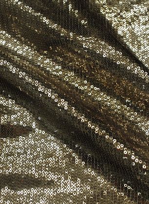 Плательная сетка расшитая  пайетками (н) золотые пайетки на черном - в интернет-магазине тканей Тессутидея арт. 03-7439