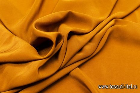 Крепдешин (о) коричневый - итальянские ткани Тессутидея арт. 02-8206
