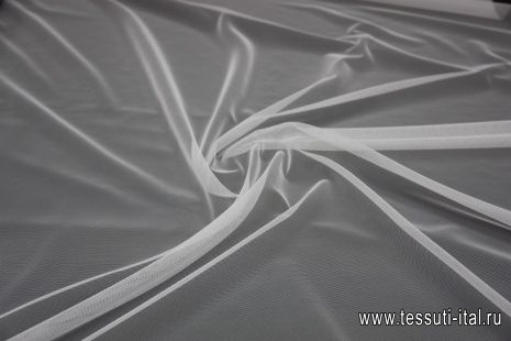 Плательная сетка (о) белая ш-150см - итальянские ткани Тессутидея арт. 03-3701
