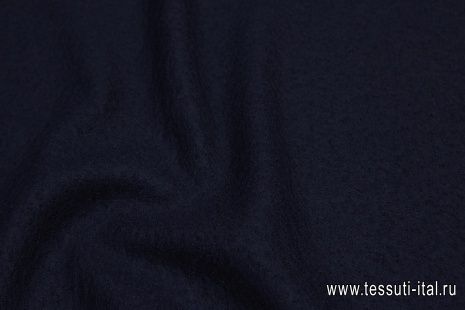Пальтовая лоден (о) темно-синяя - итальянские ткани Тессутидея арт. 09-1871