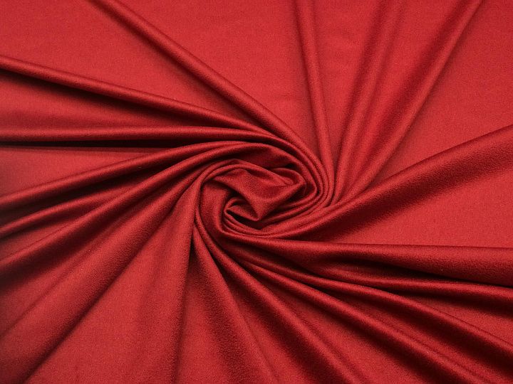 Пальтовая (о) темно-красная - итальянские ткани Тессутидея арт. 09-1462