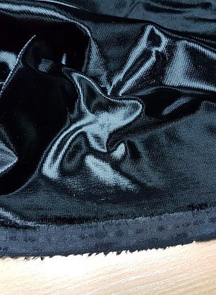 Бархат (о) черный - в интернет-магазине тканей Тессутидея арт. 03-4202