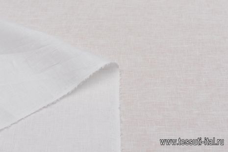Лен (о) белый - итальянские ткани Тессутидея арт. 16-0802