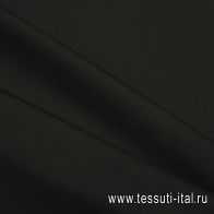 Костюмная шерсть супер 130 (о) черная - итальянские ткани Тессутидея арт. 05-5035