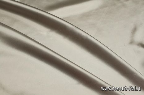 Шелк атлас (о) светло-серый - итальянские ткани Тессутидея арт. 10-4671