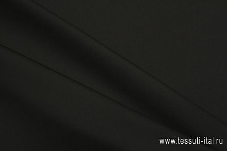 Костюмная шерсть супер 130 (о) черная - итальянские ткани Тессутидея арт. 05-5035