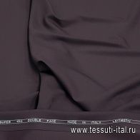 Плательная шерсть супер (о) Leitmotiv темно-сливовая - итальянские ткани Тессутидея арт. 17-0049