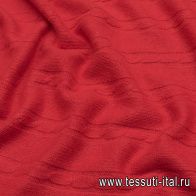 Трикотаж кашемир вязанный (о) красный - итальянские ткани Тессутидея арт. 15-1071
