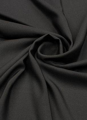 Шелк кади (о) черный - в интернет-магазине тканей Тессутидея арт. 10-3526