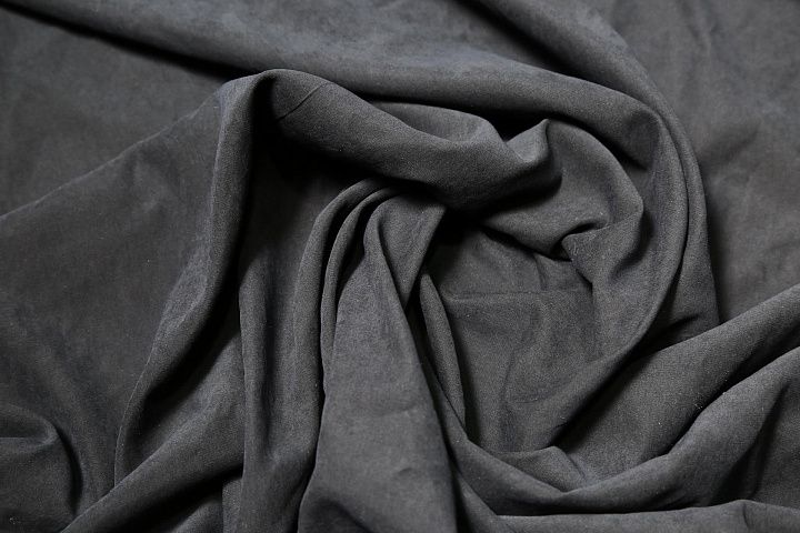 Плательная (о) черная - итальянские ткани Тессутидея арт. 03-4372
