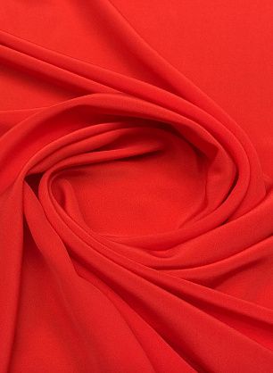 Крепдешин (о) алый - в интернет-магазине тканей Тессутидея арт. 02-7402