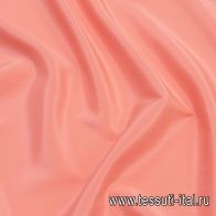 Крепдешин стрейч (о) светло-коралловый - итальянские ткани Тессутидея арт. 10-2107
